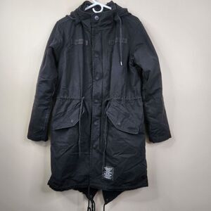 Fingercroxx The Death Strip Cold War 61-89 Removable Liner Parka Jacket Coat M